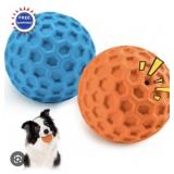 HIPPIH Indestructible Squeaky Dog Toys , 2 Pack ..