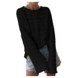 Sidefeel Womens Fall Sweaters 2025 Lightweight Cas