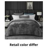 weigelia Velvet Quilts Queen Size Luxurious Soft C