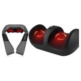 Nekteck Foot Massager with Heat + Shiatsu Neck and