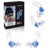 Hearprotek 2 Pairs Swimmer Ear Plugs, Upgraded Cus