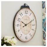 $135 MODE HOME 29 Inch Oval Wall Clock for Living
