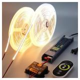$133 24V CCT COB LED Strip Light Kit 65.6ft (2 Rol