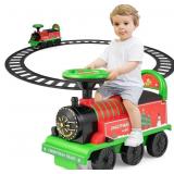 $130 Ride On Train, 6V Electric Toy with Lights an