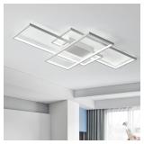 $170 GEADI Dimmable Ceiling Light, 41.3in Flush Mo
