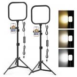2-Pack LED Video Light Kit, Hagibis Photography Li