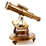 Brass Alidade Decorative Telescope 4' with Base Co