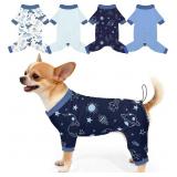 Bienbee Dog Pajamas, 4 Pack Cute Soft Dog Puppy Cl
