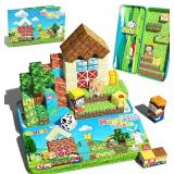 Mini Magnetic Blocks, Magnet Building Cubes, Farm