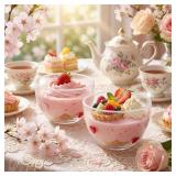 Valentine's Day Heart Snack Bowl Set of 2, 14oz Cl