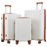 $139 Travel Suitcase Sets 3 Piece, Expandable Hard