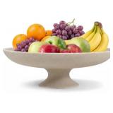 Large Decorative Bowl, Modern Pedestal Bowl for Ho