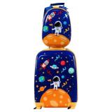 KOTEK Kids Carry On Luggage Set, 18' Hardside Roll