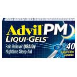 Advil PM Liqui-Gels Pain Reliever and Nighttime Sl