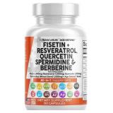 Fisetin 2500mg Quercetin 1000mg Resveratrol 1000mg