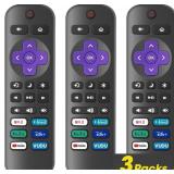 3 Pack Replacement Remote Control for Roku TV - Co