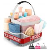Masirs Mesh Shower Caddy - 9 Pocket Portable Bathr