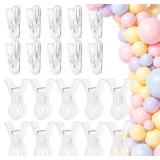 Balloon Arch Clips Set, 20 Pack Clear Plastic Clip