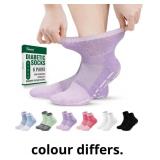 Bulinlulu Diabetic Socks with Grippers for Men Wom