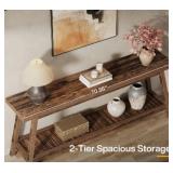$479 70.9-inch country-style console table for ent