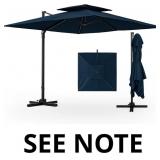 $200 Tangkula 9.5 FT Cantilever Patio Umbrella, Ou
