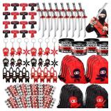 Tondiamo 112 Pcs Ninja Pirate Party Favors with Dr