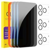 3+3Pack for 17 Pro Max Privacy Screen Protector wi