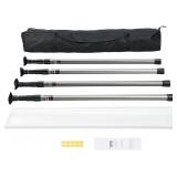 $295 VEVOR Dust Barrier Poles, 12 Ft Poles with 4