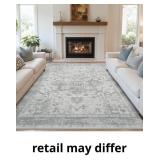 Large Washable Area Rug for Living Room, Bedroom/K