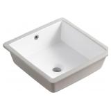 $129 KINGWONG 16 Inch Small Square White Undermoun