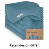 6-Pack Organic Baby Washcloths - Soft Viscose from