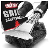 Grill Brush and Scraper - Extra Strong BBQ Cleaner