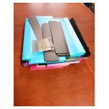 Extra Capacity Plastic Hanging File Folders,12 Pac