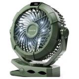 Gaiatop Camping Fan with Light, 4000mAh Portable R