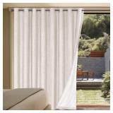 H.VERSAILTEX Linen Blackout Curtains Durable Thick
