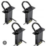 DEEAGLE Stake Pocket D Ring, 4 Pack Heavy Duty Adj