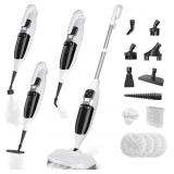 Floor Steam Cleaner with 13 Attachments, Steam Mop