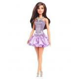 Barbie Fashionistas Doll 234 in Sequined Purple Dr