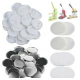 200 Sets 58mm (2.25 in) Blank Pin Back Parts for B