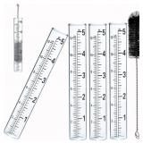 4 PCS 5 inch Capacity Rain Gauge Glass Replacement