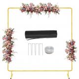Metal Wedding Arch Backdrop Stand for Parties 6.6F
