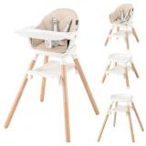 $140 BABY JOY Baby High Chair, 6 in 1 Convertible