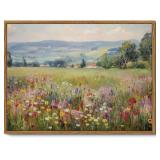 HUARCEY Vintage Floral Canvas Wall Art 12x16 Frame