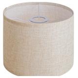 Beige Linen Small Drum Lampshade, Lamp Shade, Lamp