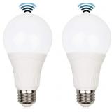 GREENIC Motion Sensor Light Bulbs Outdoor, 15W (10