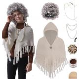 EBYTOP Old Lady Costume for Kids 100 Days of Schoo