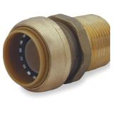 $102 SharkBite 1 Inch MNPT Adapter, Pack of 6, Pus