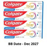 Colgate Total Whitening Toothpaste, Paste, Mint, A