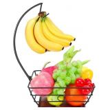 Livabber Countertop Fruit Basket Bowl with Banana