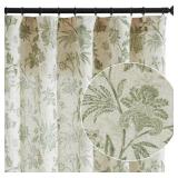 jinchan Linen Floral Curtains for Living Room, 96